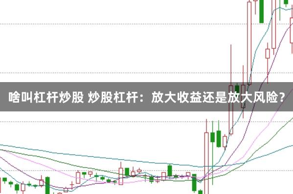 啥叫杠杆炒股 炒股杠杆：放大收益还是放大风险？