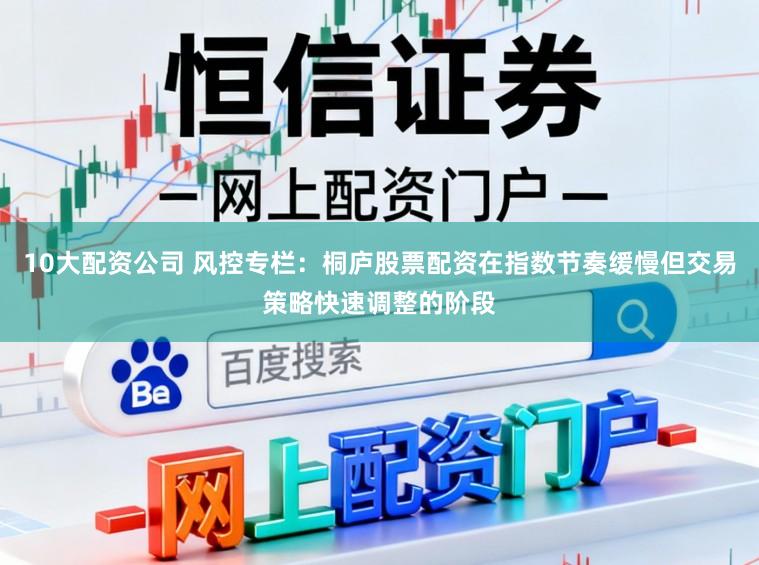 10大配资公司 风控专栏：桐庐股票配资在指数节奏缓慢但交易策略快速调整的阶段