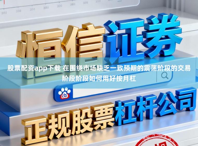 股票配资app下载 在围绕市场缺乏一致预期的震荡阶段的交易阶段阶段如何用好按月杠